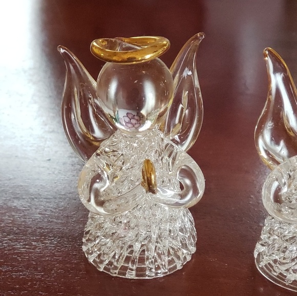 Tiny Crystal angels set of 2 - Picture 2 of 2